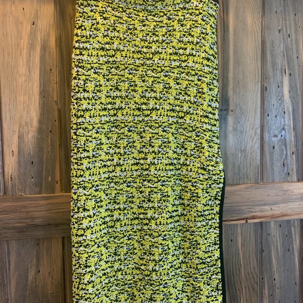 RAG & BONE VIOLA YELLOW CHUNKY KNIT SKIRT SIZE M
